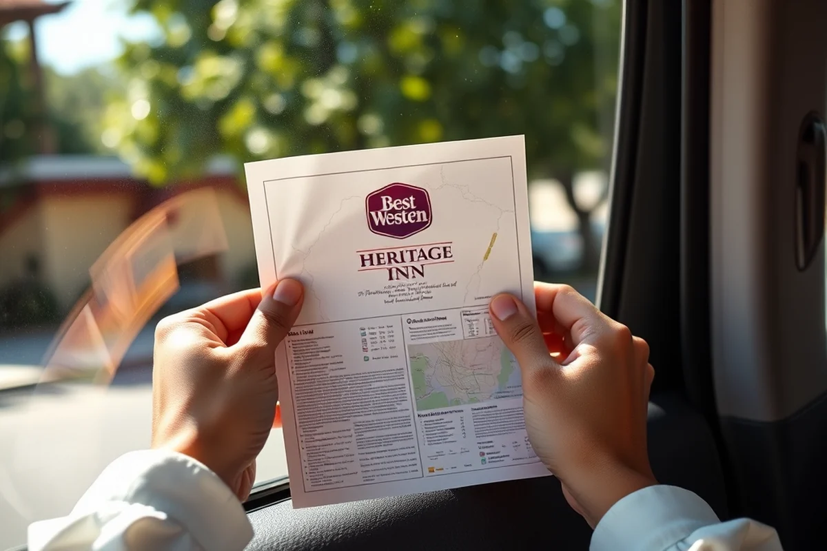 best western heritage inn — Best Western Heritage Inn (step by step)